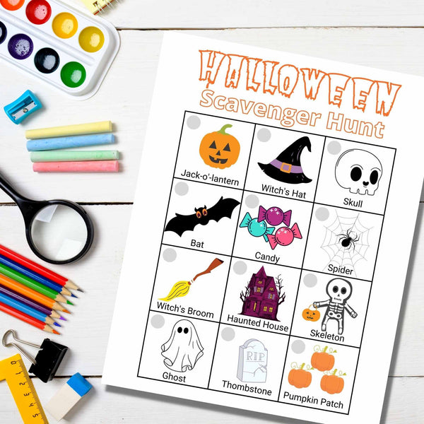 Halloween Printable Activity Book - PDF Download