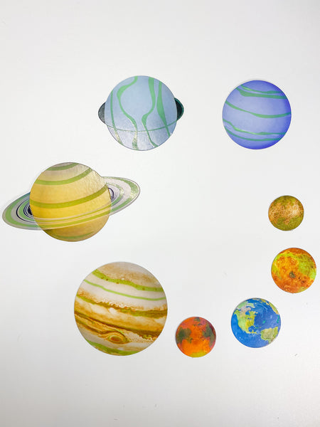 Glow in the Dark Stars and Planets Wall Stickers