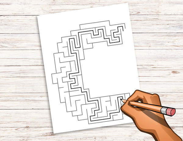 Alphabet Letter Maze - Printable