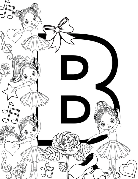 Ballerina Printable Activity Book - PDF Download