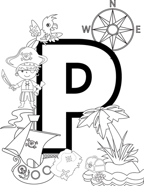 Pirate Printable Activity Book - PDF Download