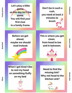 Indoor Scavenger Hunt - Unicorn
