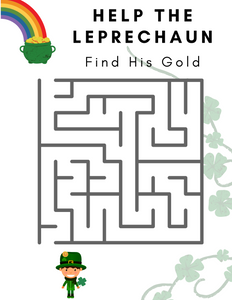 Saint Patrick's Day Mazes Free