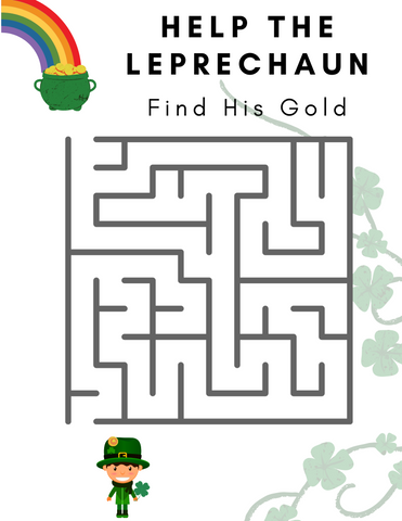 Saint Patrick's Day Mazes