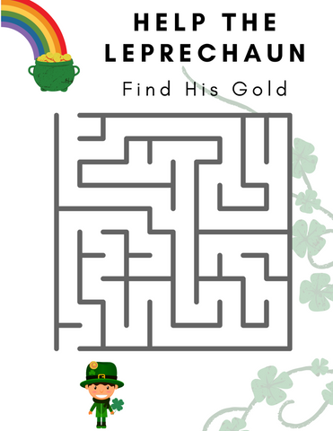 Saint Patrick's Day Mazes Free