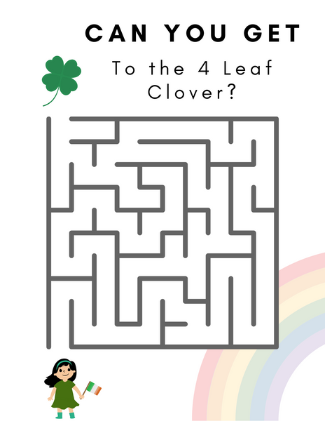 Saint Patrick's Day Mazes Free
