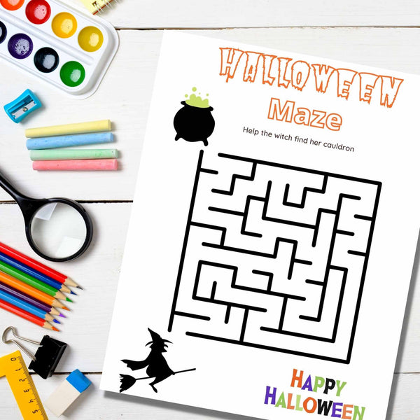 Halloween Printable Activity Book - PDF Download