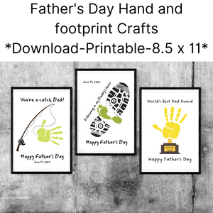 Father's Day Handprint Printables