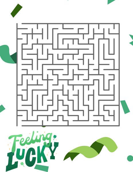 Saint Patrick's Day Mazes Free