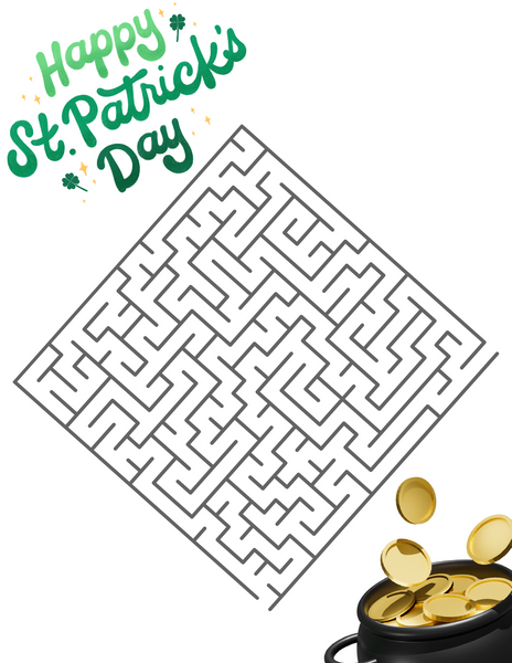 Saint Patrick's Day Mazes Free