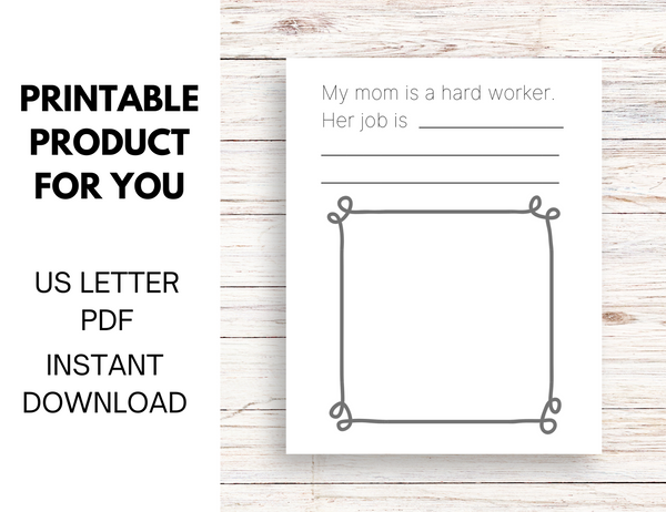 All About My Mom - Mother's Day Book