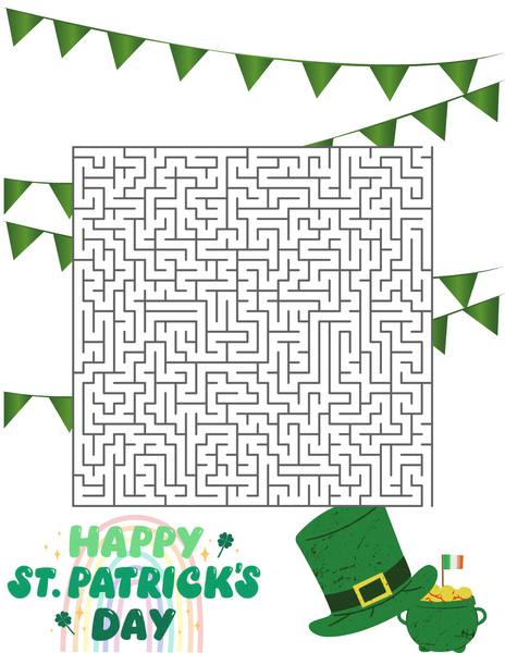 Saint Patrick's Day Mazes Free