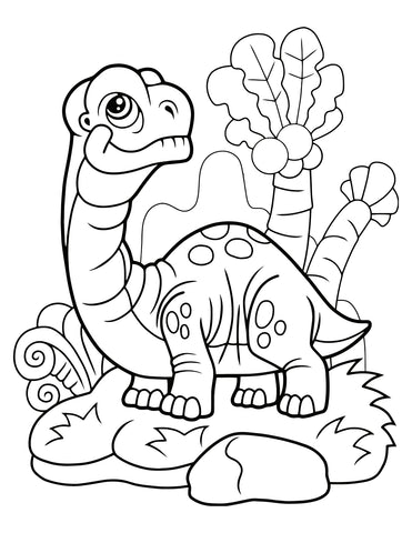 Dinosaur Coloring Page