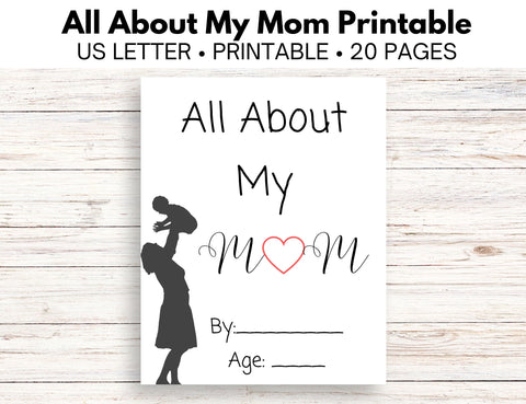 All About My Mom - Mother's Day Book