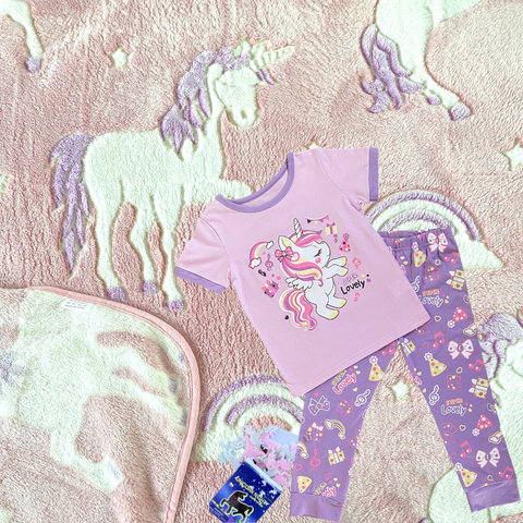 Short Sleeve PJ - Unicorn Bundle