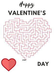 Valentine's Day Printable Maze